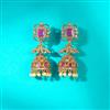 Antique Jhumki With Matte Gold Plating
