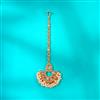 Antique Moti Tikka With Gold Plating