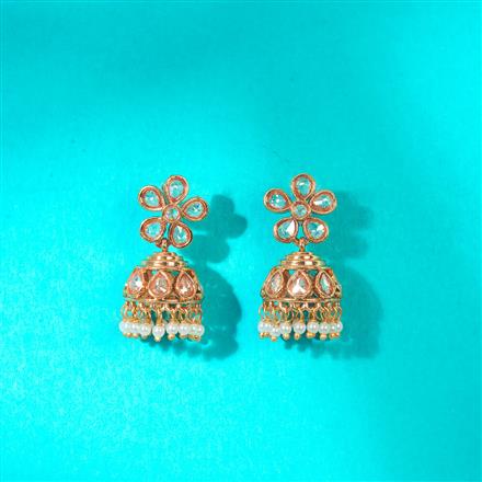 Antique Jhumki With Gold Plating