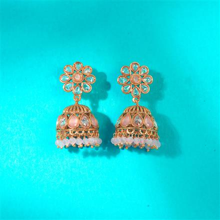 Antique Jhumki With Gold Plating