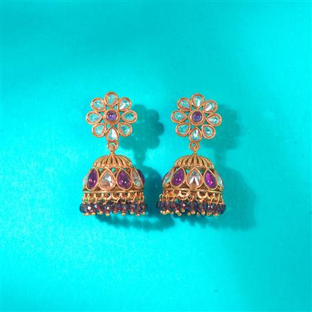 Antique Jhumki With Gold Plating