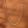 Antique Long Necklace With Gold Plating