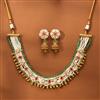 Antique Pearl Necklace With Gold Plating