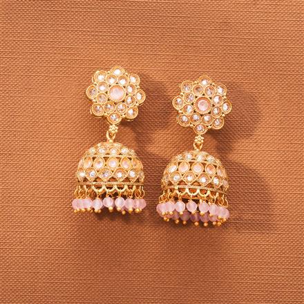 Antique Jhumki With Gold Plating