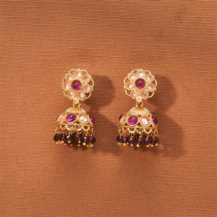 Antique Jhumki With Gold Plating