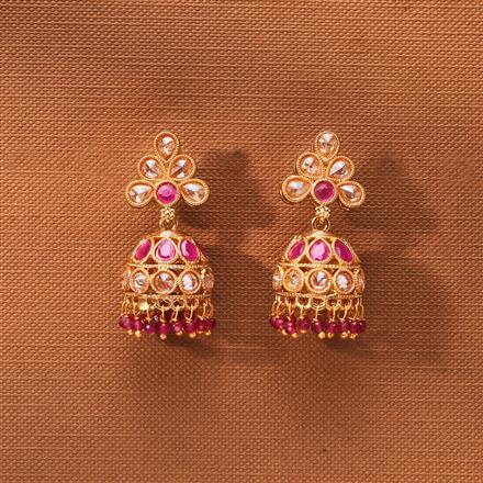 Antique Jhumki With Gold Plating
