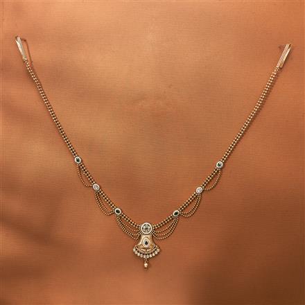 Antique Side Belt With Matte Gold Plating