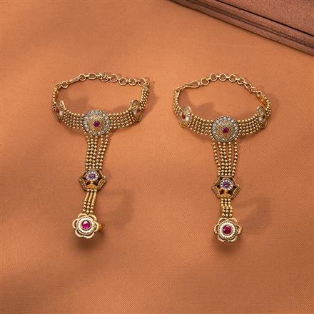 Antique Classic Hath Pan With Matte Gold Plating