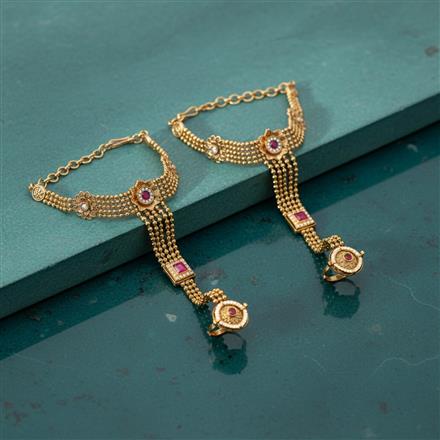 Antique Classic Hath Pan With Matte Gold Plating