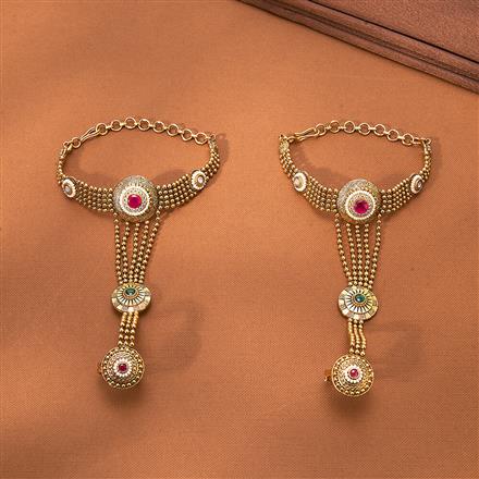 Antique Classic Hath Pan With Matte Gold Plating