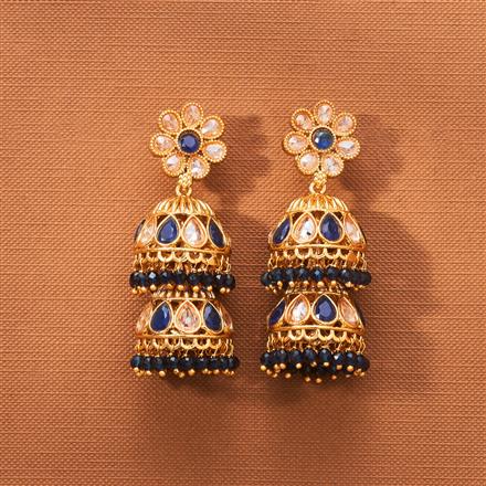 Antique Double Jhumki With Gold Plating