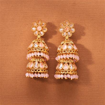 Antique Double Jhumki With Gold Plating