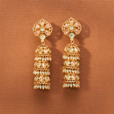 Antique Triple Jhumki With Gold Plating