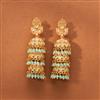 Antique Triple Jhumki With Gold Plating