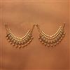 Antique Temple Ear Chain With Matte Gold Plating