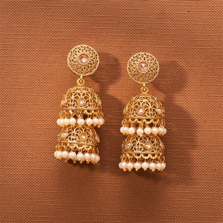 Antique Double Jhumki With Gold Plating