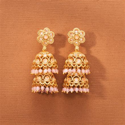 Antique Double Jhumki With Gold Plating