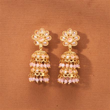Antique Double Jhumki With Gold Plating