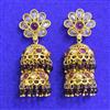Antique Double Jhumki With Gold Plating
