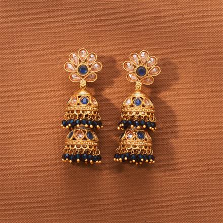 Antique Jhumki With Gold Plating