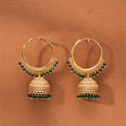 Antique Jhumki With Gold Plating