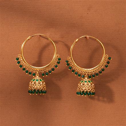 Antique Jhumki With Gold Plating