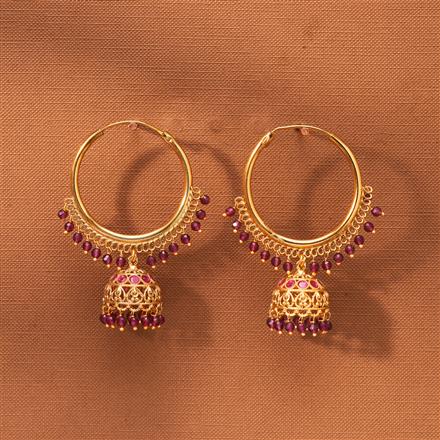 Antique Jhumki With Gold Plating
