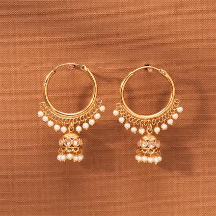 Antique Jhumki With Gold Plating