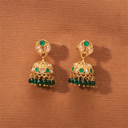 Antique Jhumki With Gold Plating
