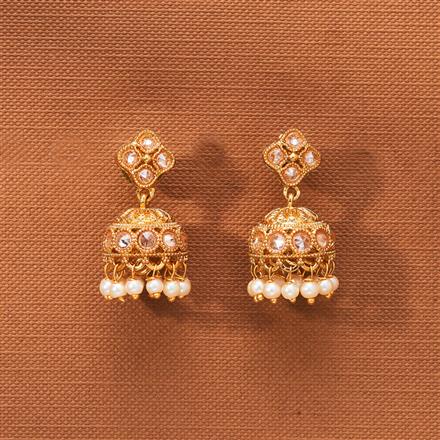 Antique Jhumki With Gold Plating