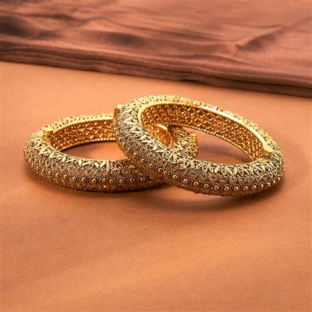 Antique Openable Bangles With Gold Plating