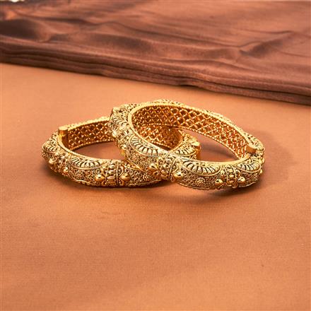 Antique Openable Bangles With Gold Plating