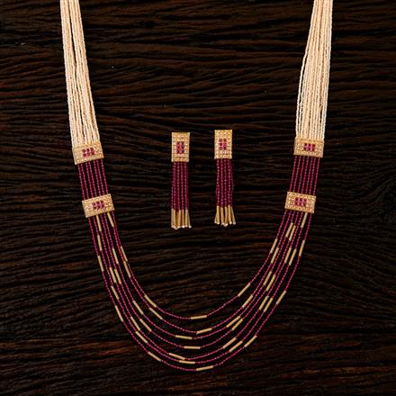 Antique Mala Pendant set with gold plating