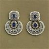 Antique Chand Earring With Mehndi Plating