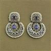 Antique Chand Earring With Mehndi Plating