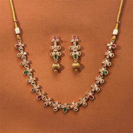 Antique Delicate Necklace With Gold Plating