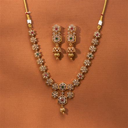 Antique Classic Necklace With Gold Plating