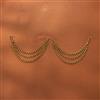 Antique Plain Gold Ear Chain With Gold Plating
