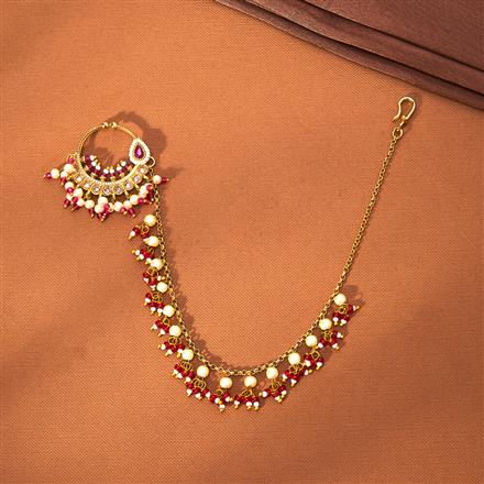 Antique Pressing Nose Ring With Gold Plating