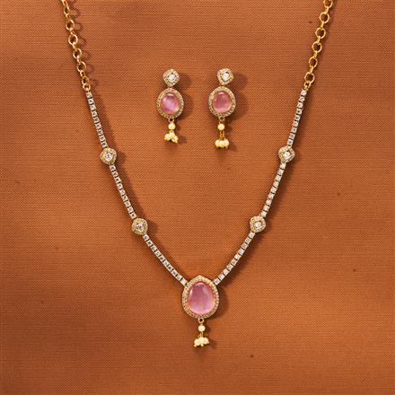 Antique Pearl Necklace With Gold Plating