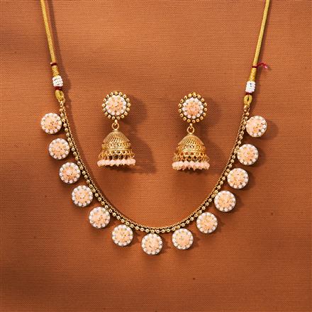 Antique Classic Necklace With Gold Plating