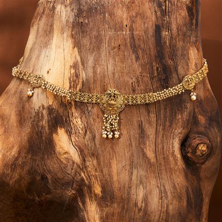 Antique Pearl Belt With Gold Plating