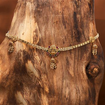 Antique Moti Belt With Gold Plating