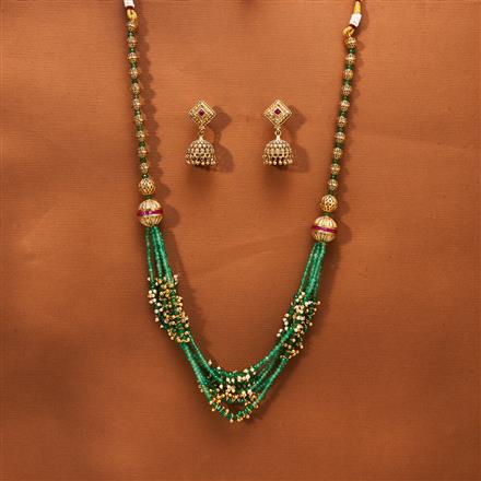 Antique Mala Necklace With Gold Plating