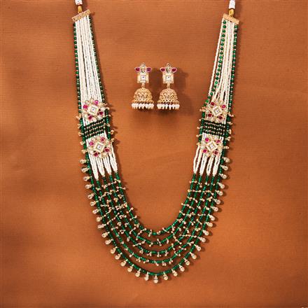 Antique Mala Necklace With Rose Gold Plating