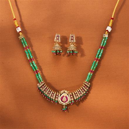Antique Classic Necklace With Gold Plating