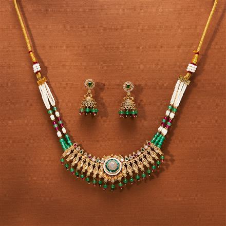 Antique Classic Necklace With Gold Plating
