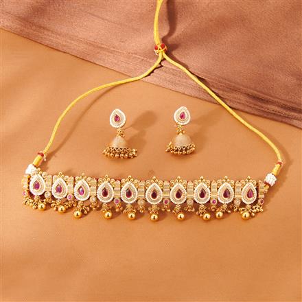 Antique Classic Necklace With Gold Plating