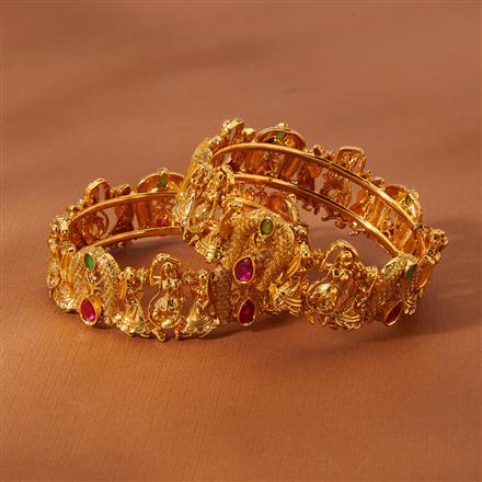 Antique Openable Bangles With Gold Plating