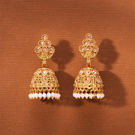 Antique Jhumki With Gold Plating